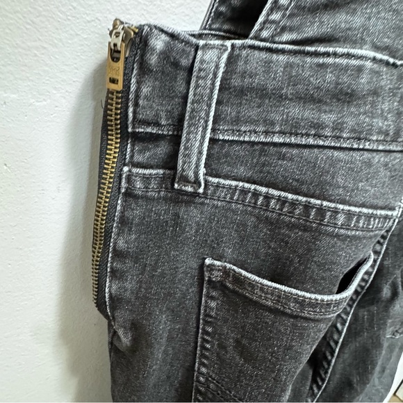 Levi's Skinny Denim Overalls Size 32 Grey Black - Picture 11 of 16